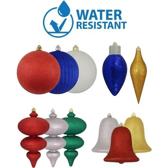 12" (300mm) Giant Plastic Ball Ornament Christmas Decorations